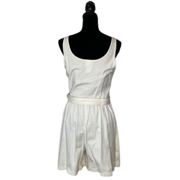 Vintage Gold Embroidered Sleeveless Romper Made in USA - Women's Size 8 - Picture 2 of 7